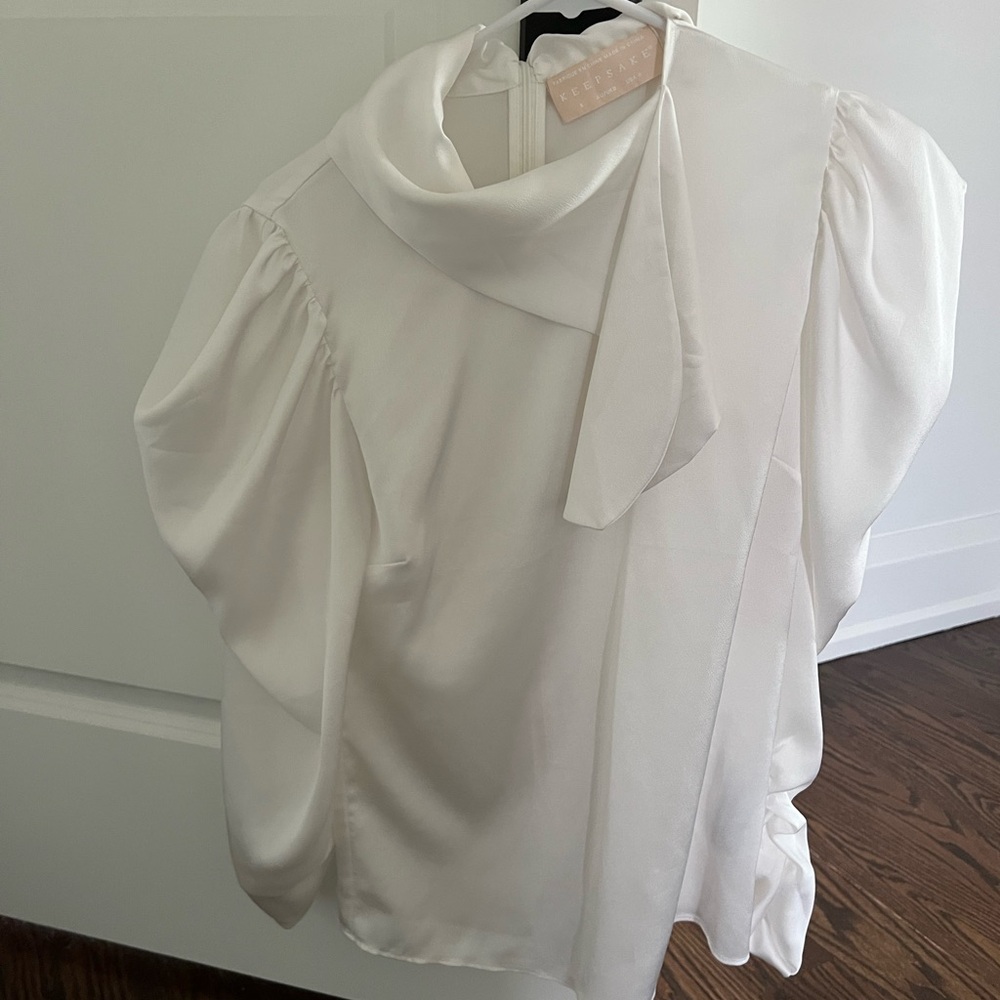 Keepsake-Elegant White Women's Blouse